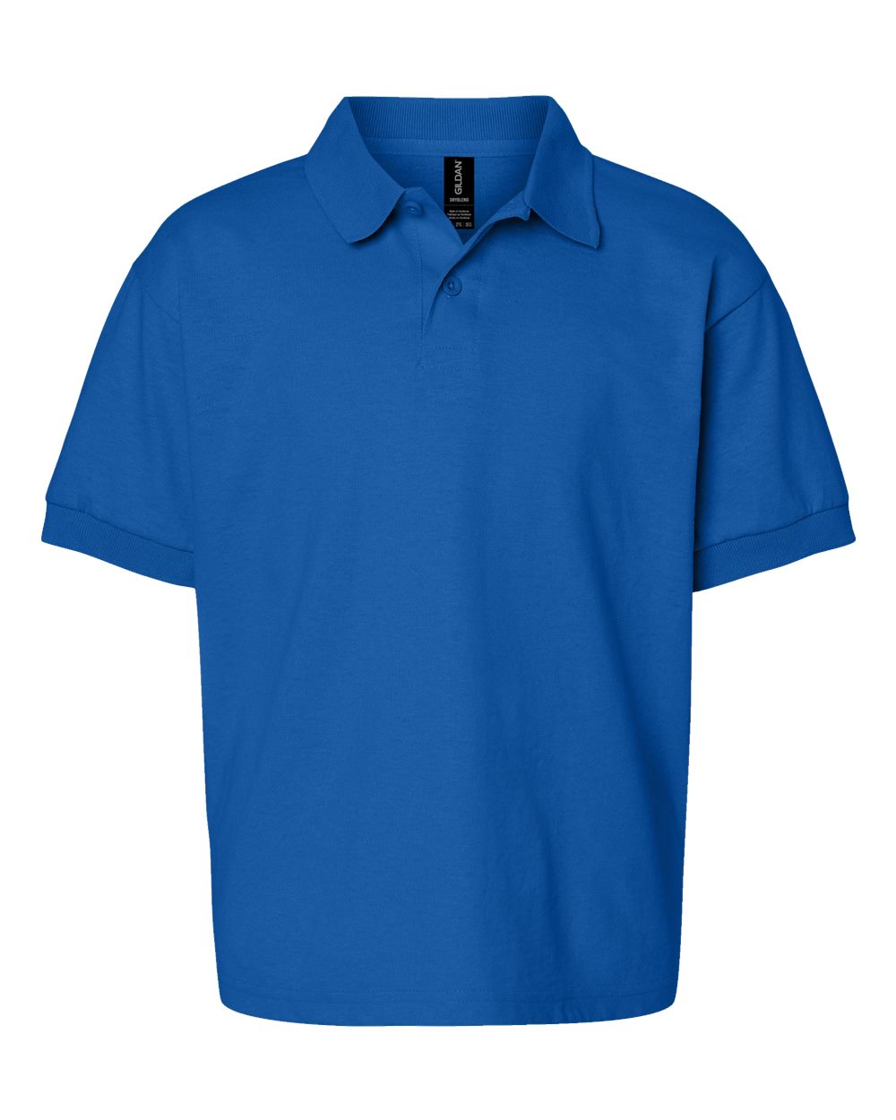 Youth polo shirt (blank) Royal