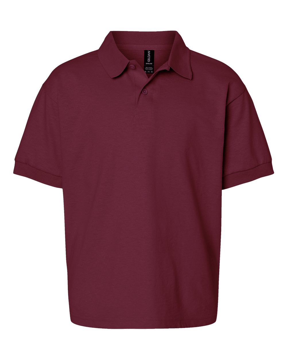 Youth polo shirt (blank)Maroon