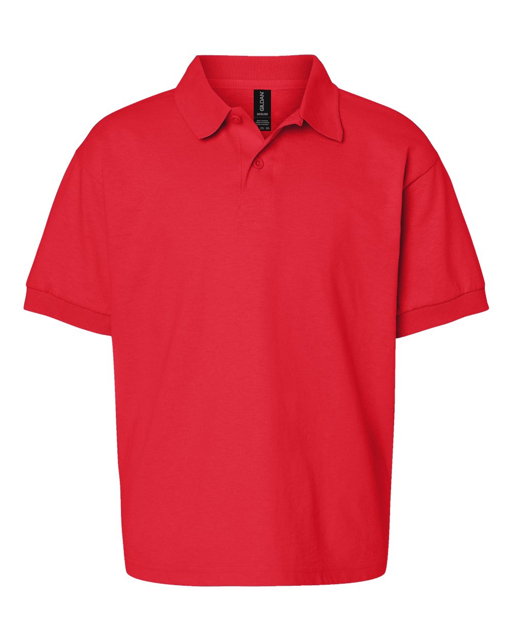 Youth polo shirt (blank) Red