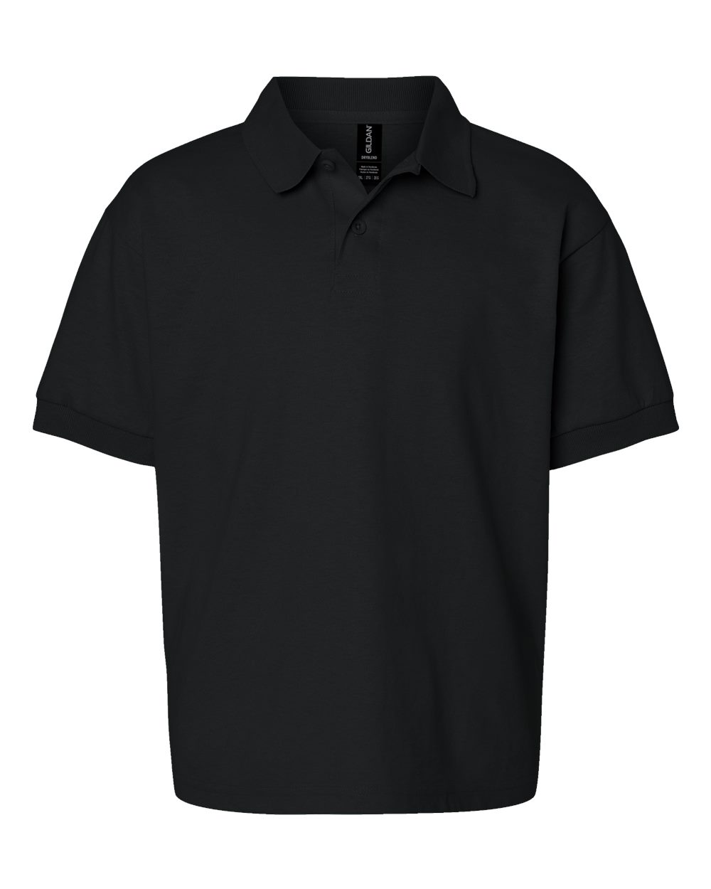 Youth polo shirt (blank) Black