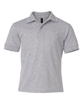 Youth polo shirt (blank) gray