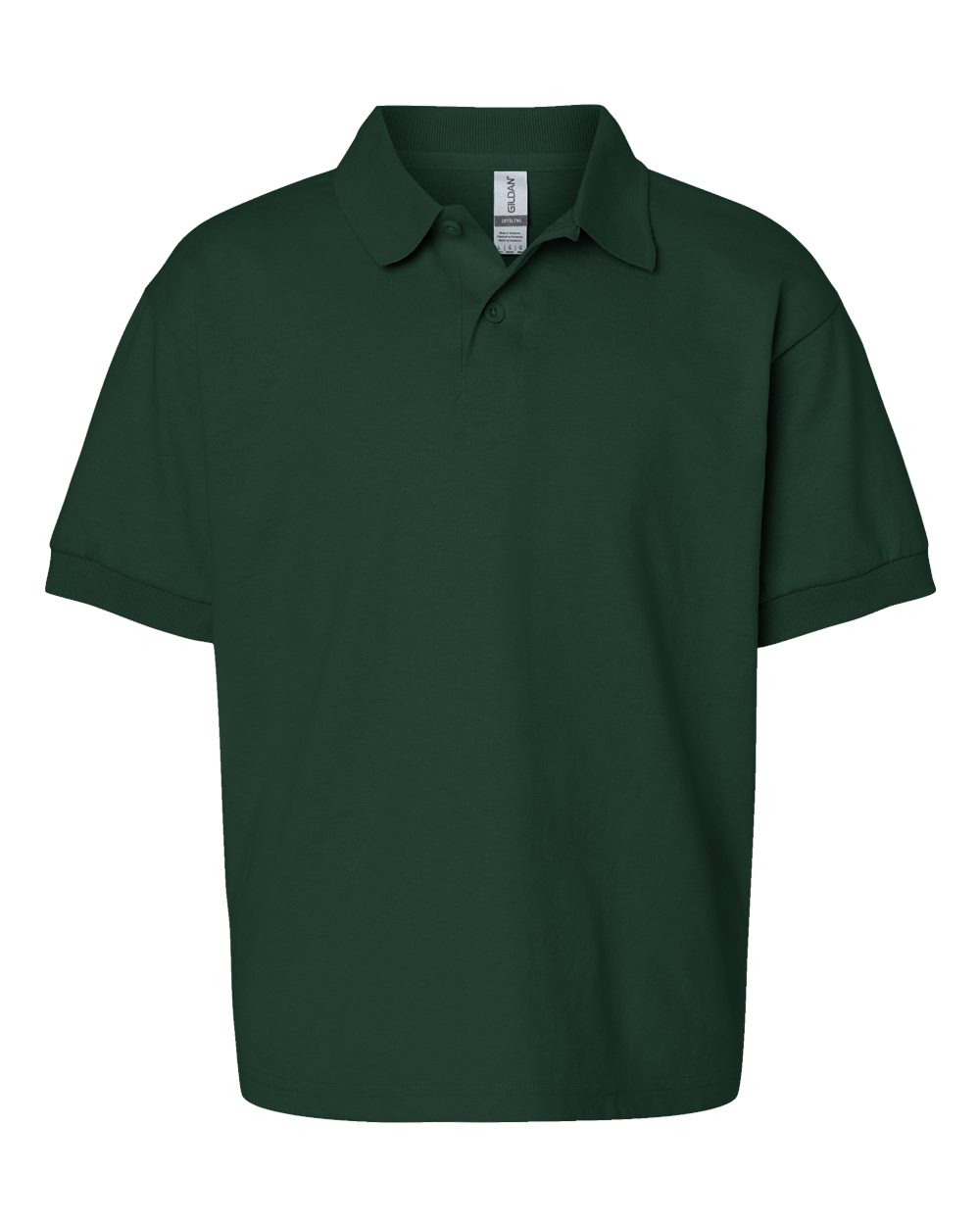Youth polo shirt (blank) Forest green