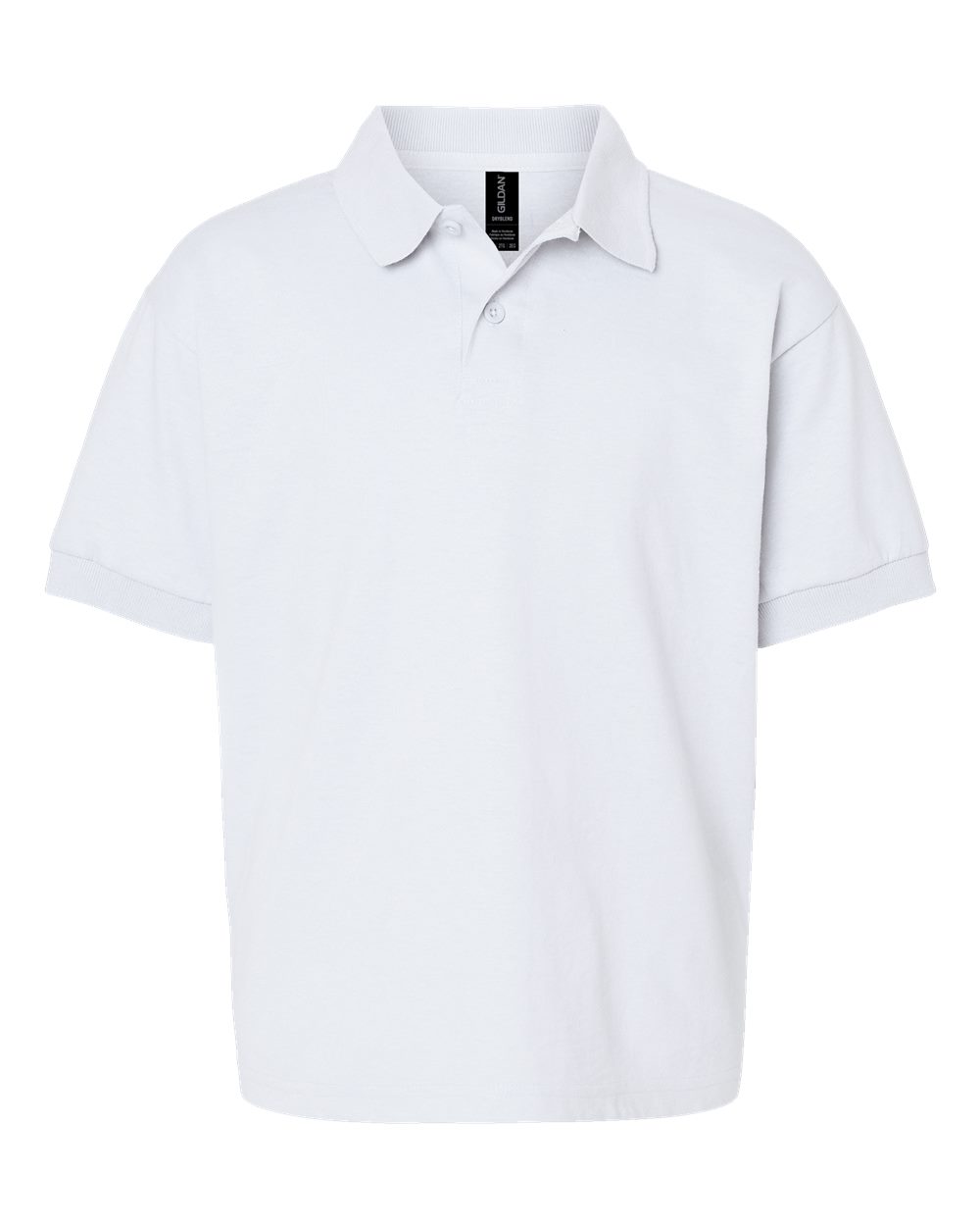 Youth polo shirt (blank) White