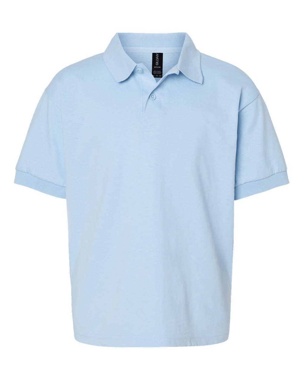 Youth polo shirt (blank) Light blue